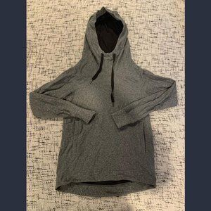 Lululemon workout hoodie in heathered charcoal grey
